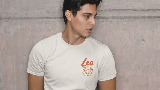 Leo Embroidered Astrology Tee