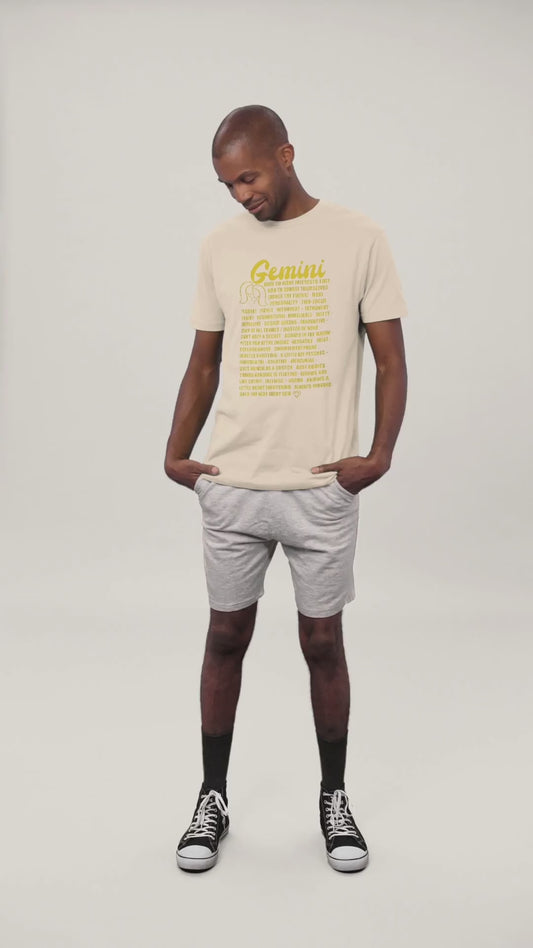 Gemini Zodiac Facts Tee
