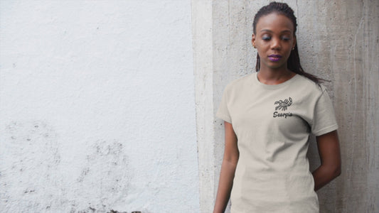 Scorpio Embroidered Astrology Tee